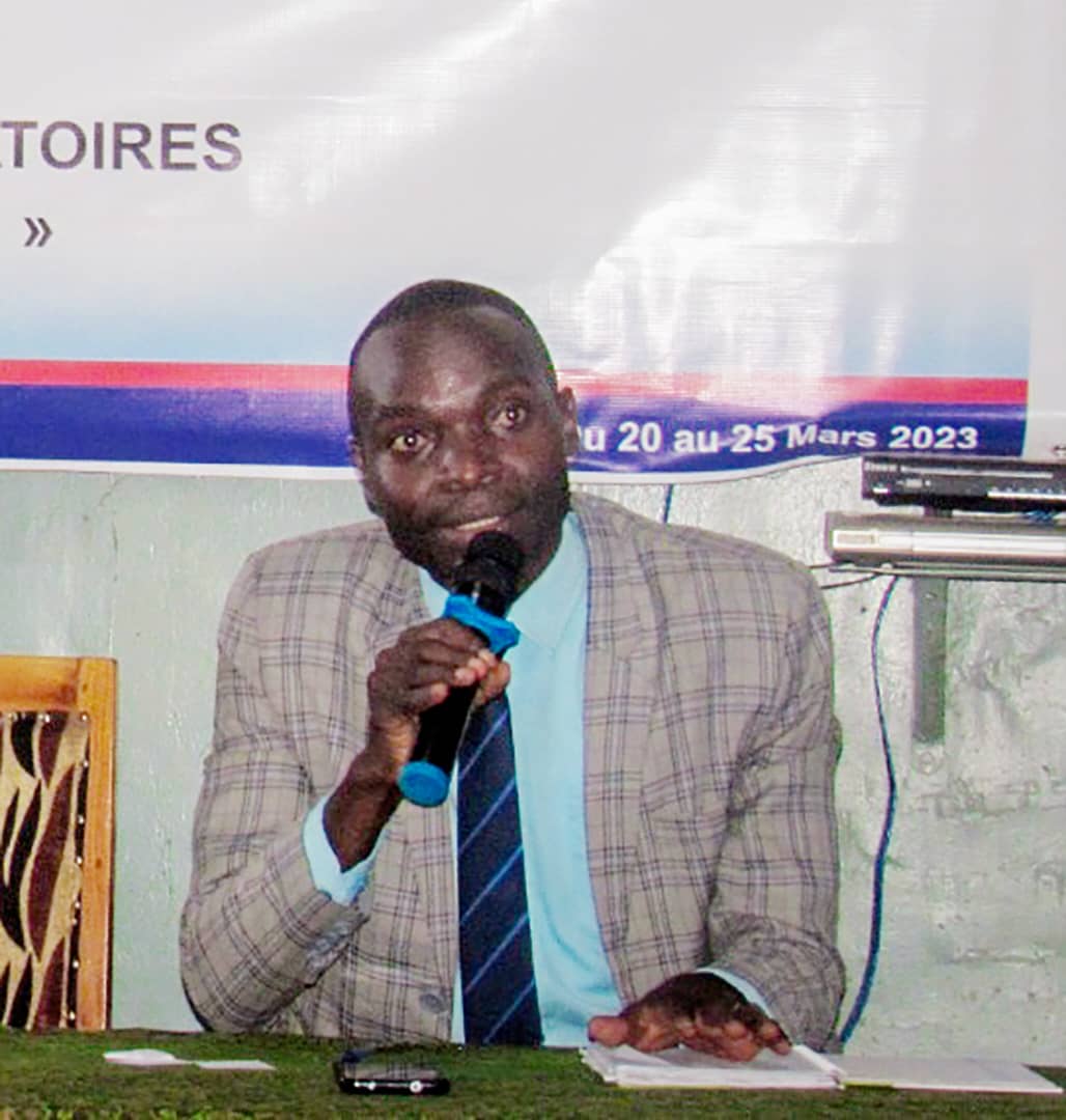 Photo de Gilbert Niyongabire, président du Club RFI de Bujumbura 